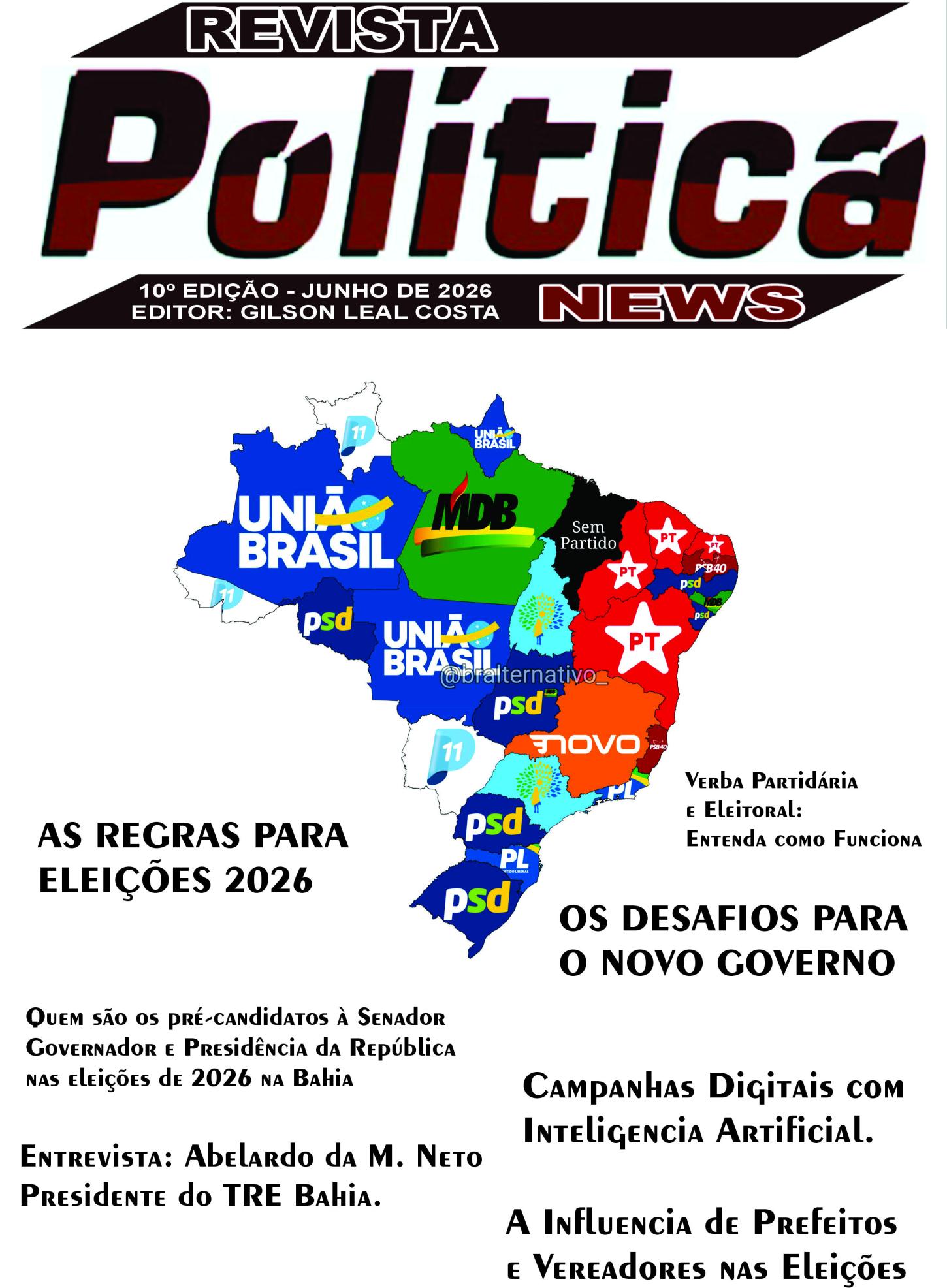 Revista Política News Chega a sua 10º Edição em 2026