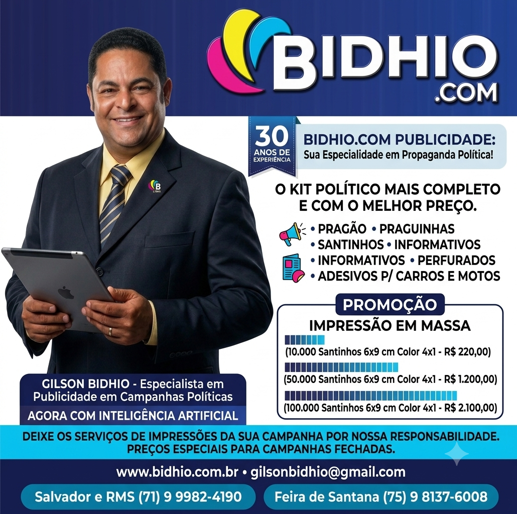 A Bidhio Publicidade sai na frente com Kit Politico