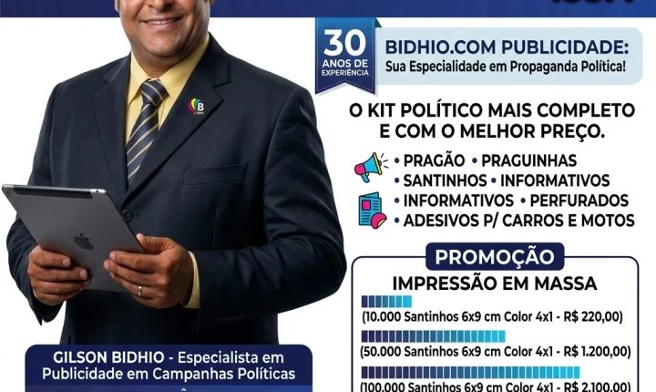 A Bidhio Publicidade sai na frente com Kit Politico