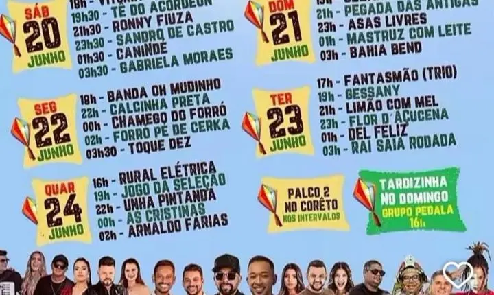 Arraiá Aconchego do Coração 2026